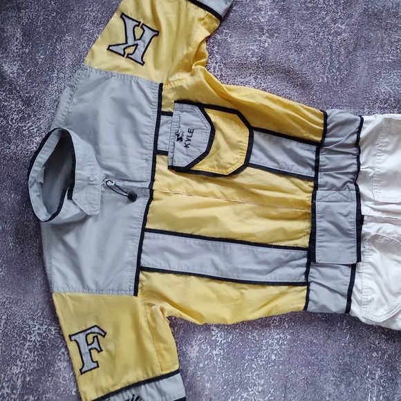 Vintage Harness Horse Racing Suit Jumpsuit Stars Super Dave Kyle Forgie - Picture 2 of 8